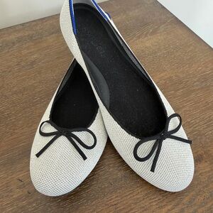 Rothy’s Diamond metallic ballet bow flats shoe w in love insoles-9